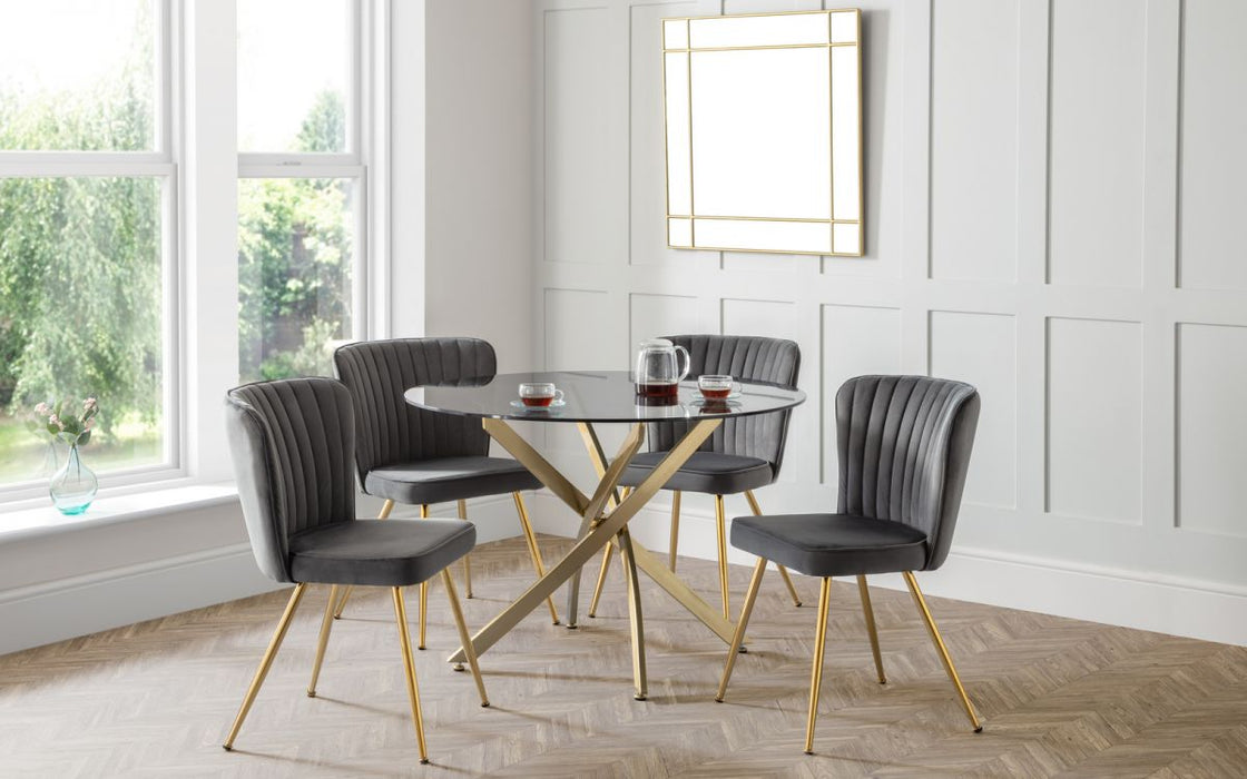 Cannes Dining Chair - Grey