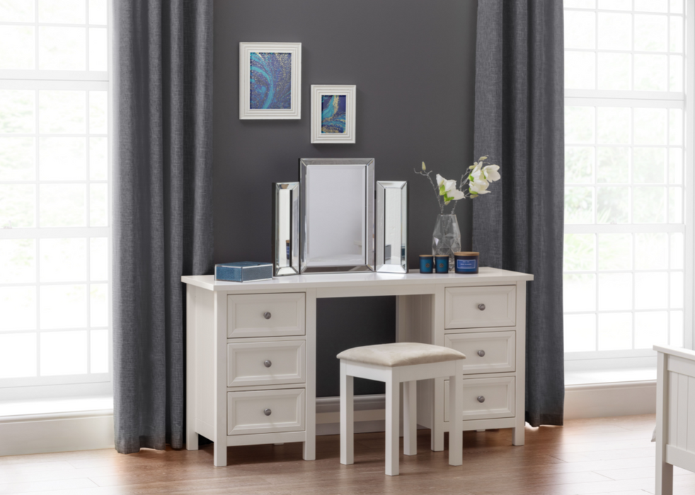 Maine Dressing Table - Surf White
