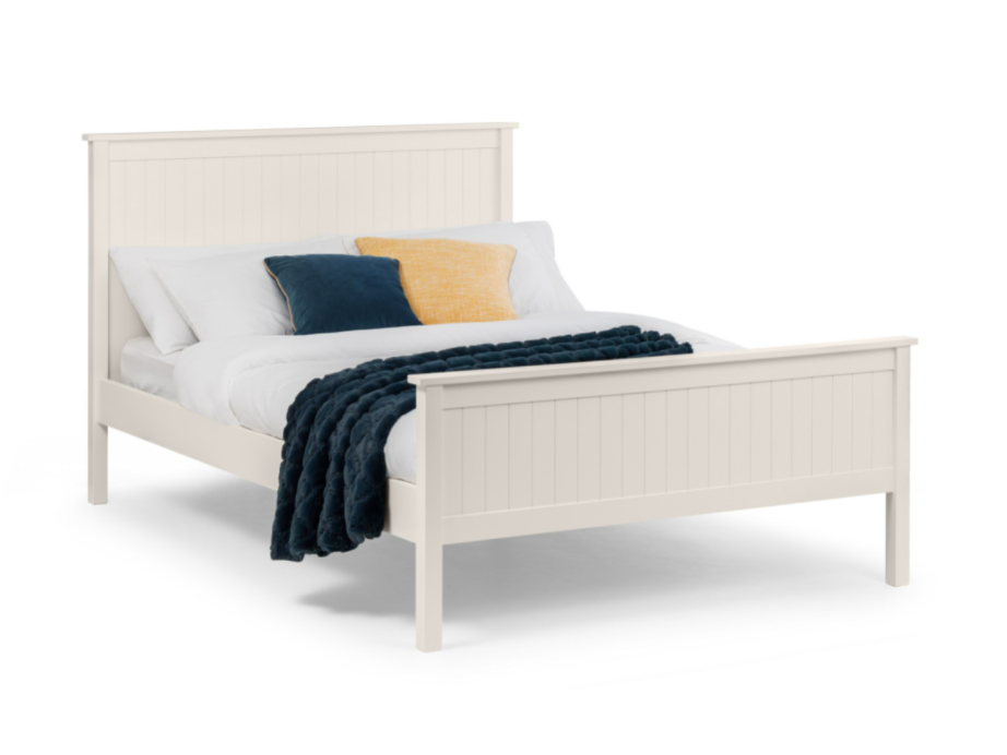 Maine Bed - Surf White 150cm