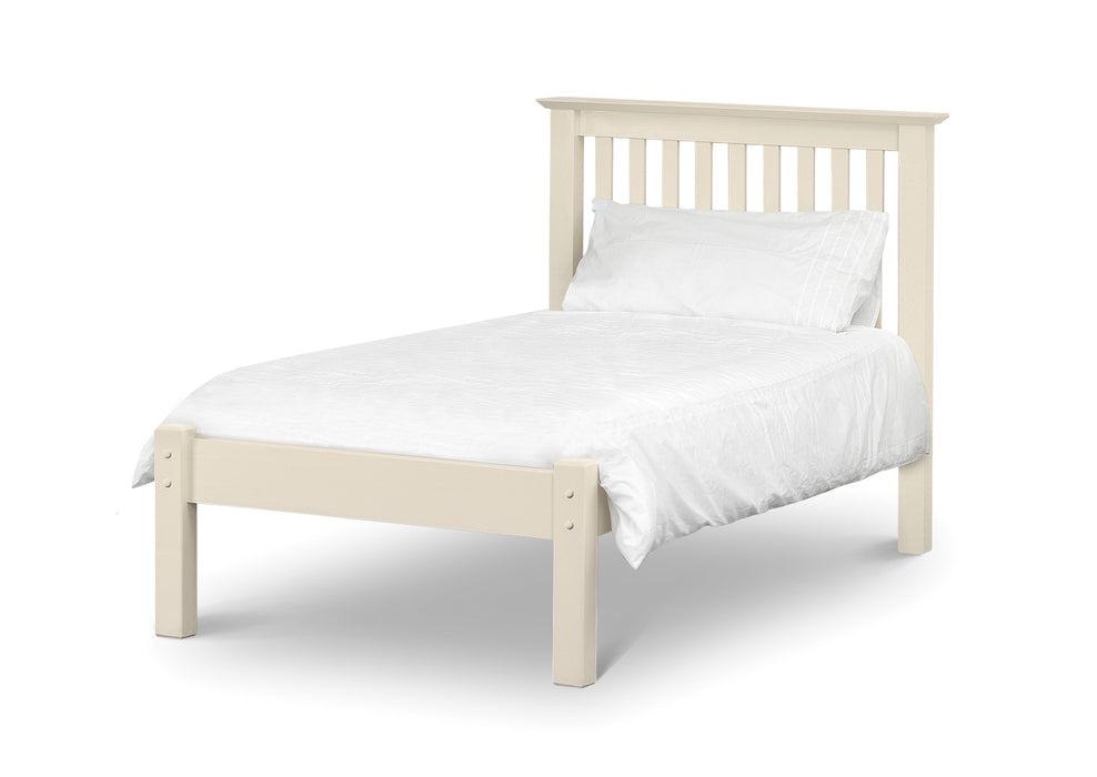 Barcelona Bed Low Foot End White 150cm
