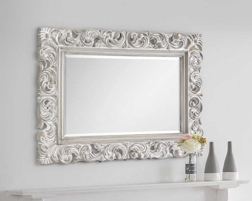 Baroque Distressed Wall Mirror