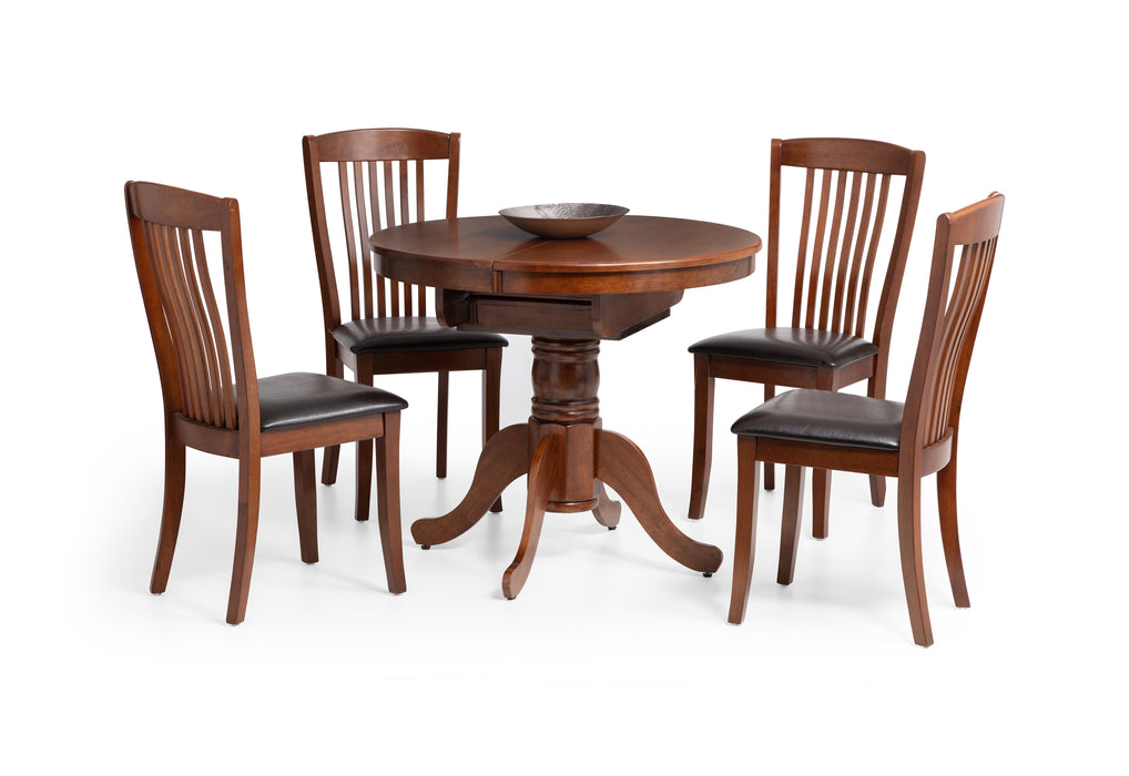 Canterbury Round to Oval Extending Table - Mahogany