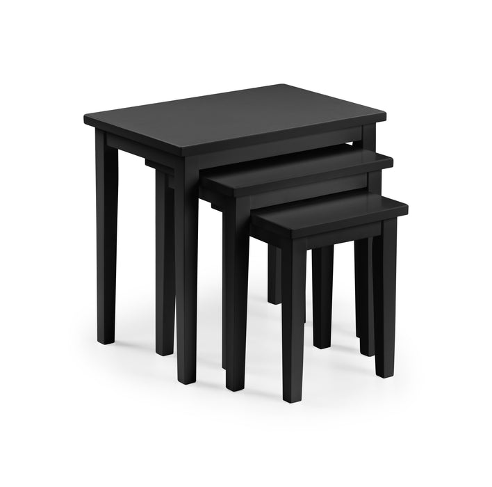 Cleo Nest of Tables - Black Finish