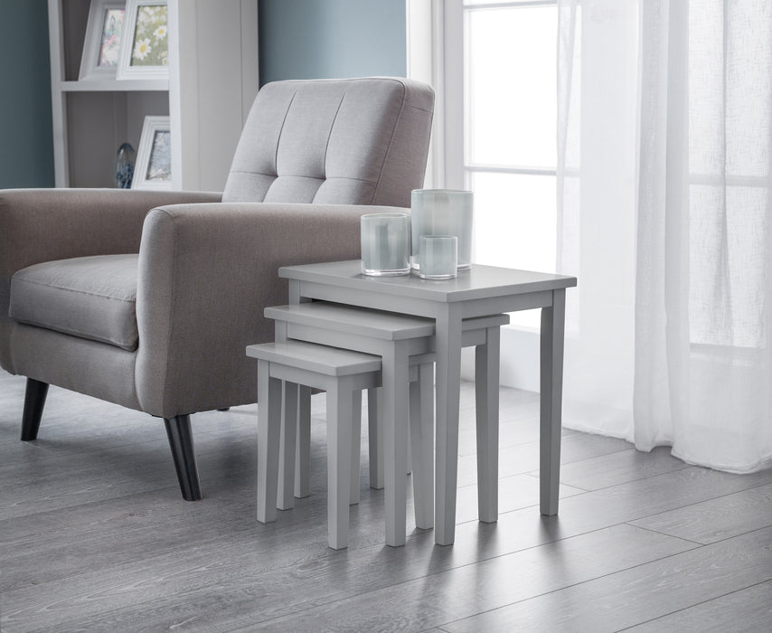 Cleo Nest of Tables - Grey Finish