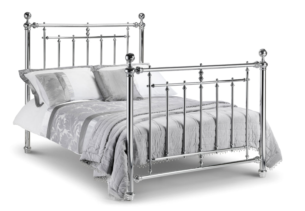 Empress Chrome Bed 150cm