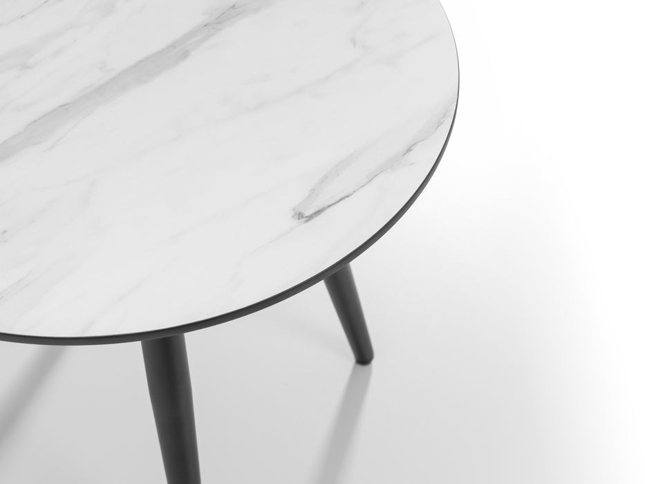 Firenze Marble Effect Lamp Table