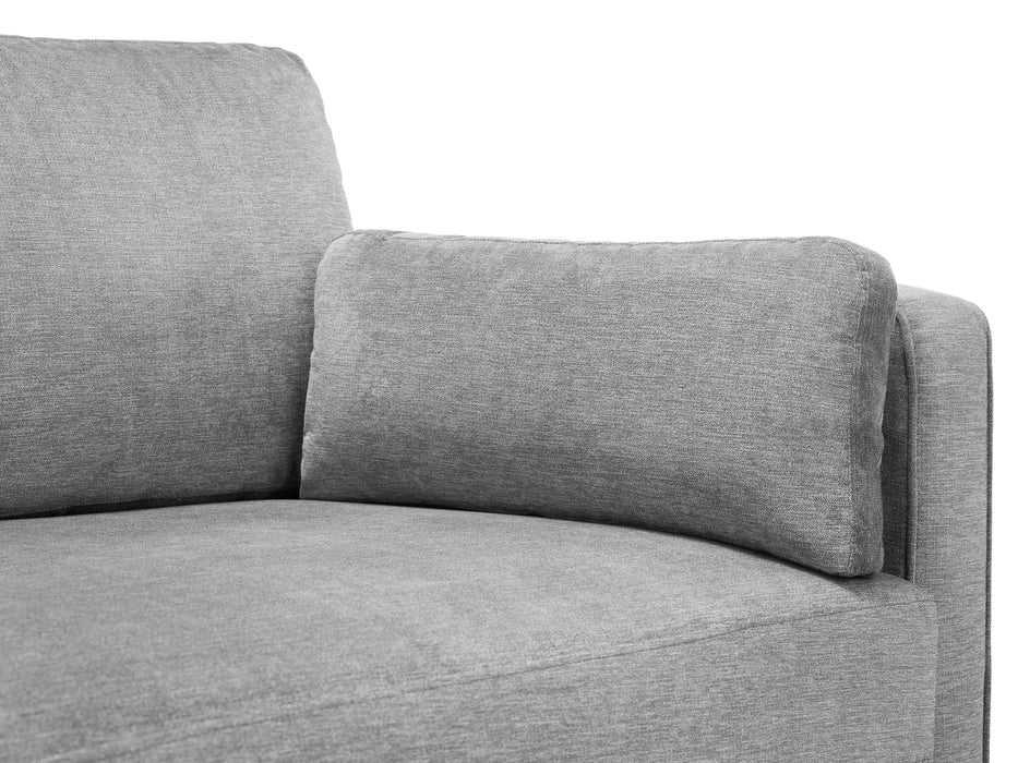 Hayward 3 Seater - Dark Grey Chenille Fabric