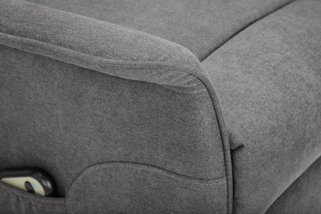 Helena Rise & Recline Chair - Charcoal Fabric