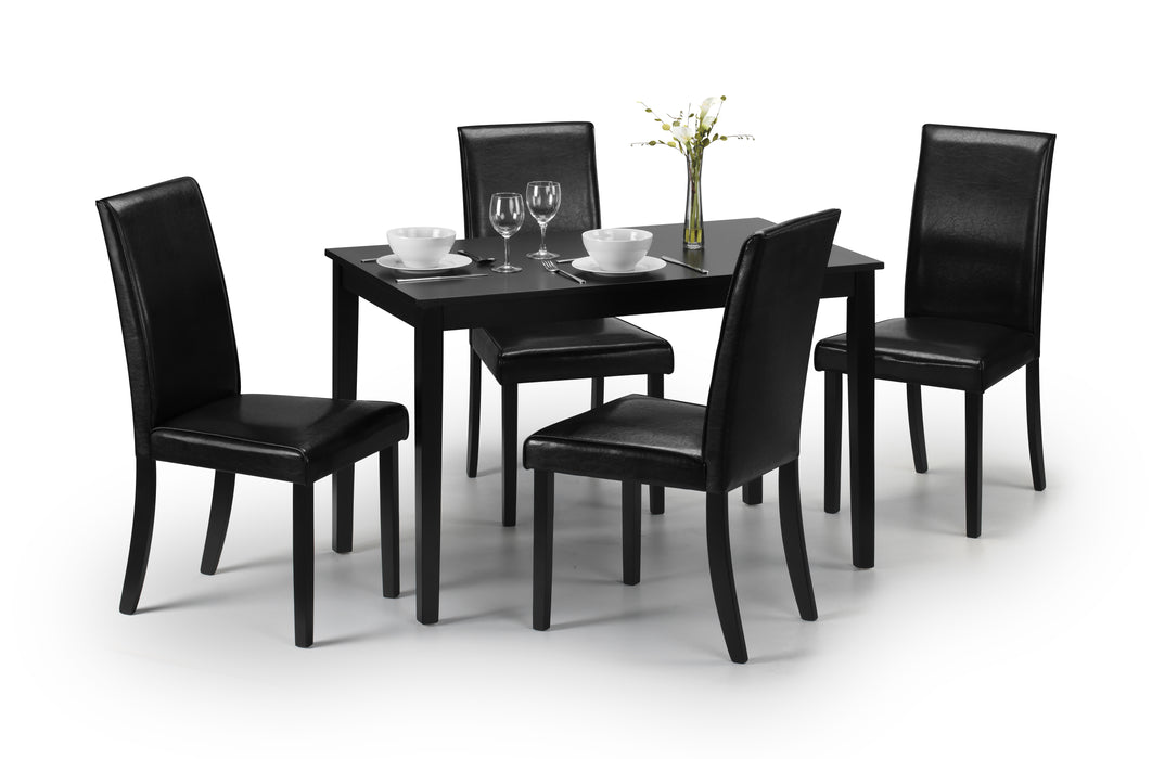 Hudson Dining Chair - Black