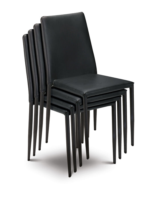 Jazz Stacking Chair - Black