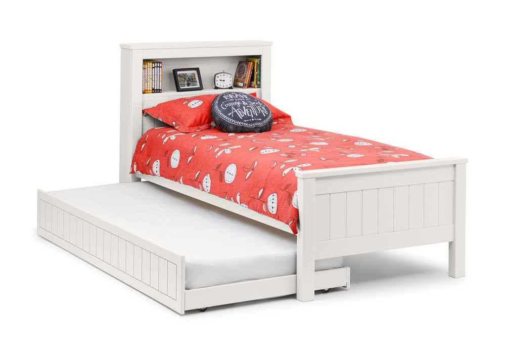 Maine Bookcase Bed - Surf White