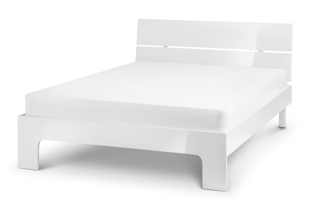 Manhattan Bed - White 150cm