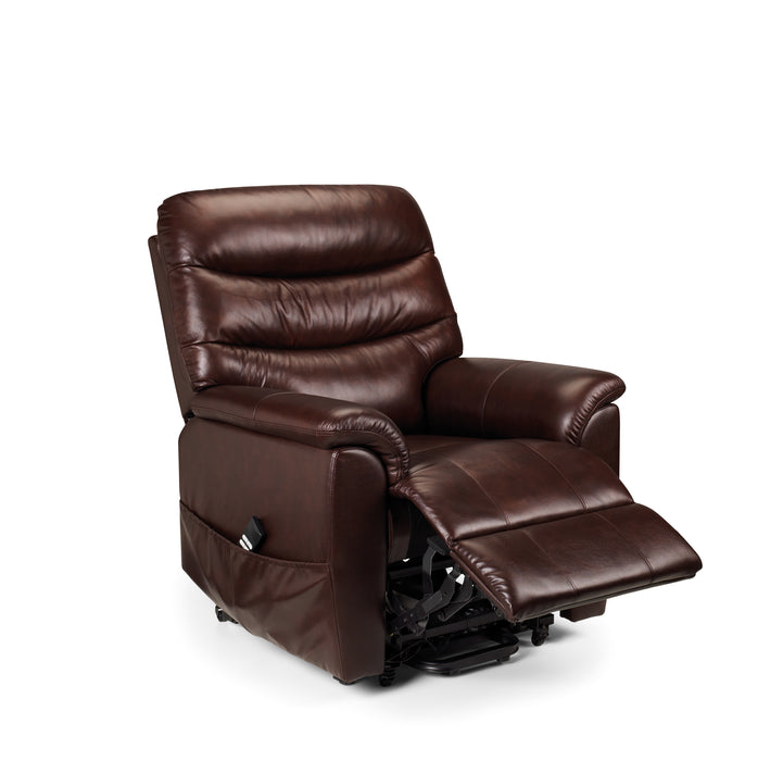 Pullman Leather Rise & Recline Chair - Dual Motor