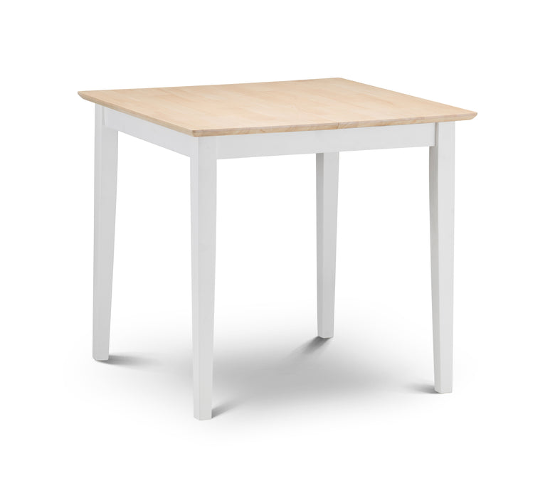 Rufford 2-Tone Dining Table - Ivory/Natural