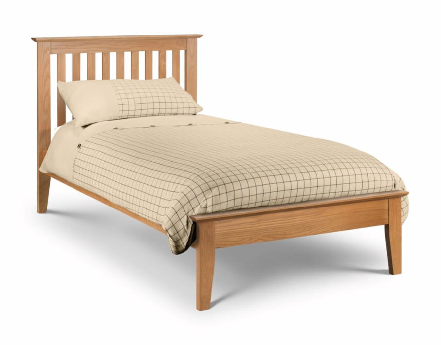 Salerno Shaker Bed Oak 150cm