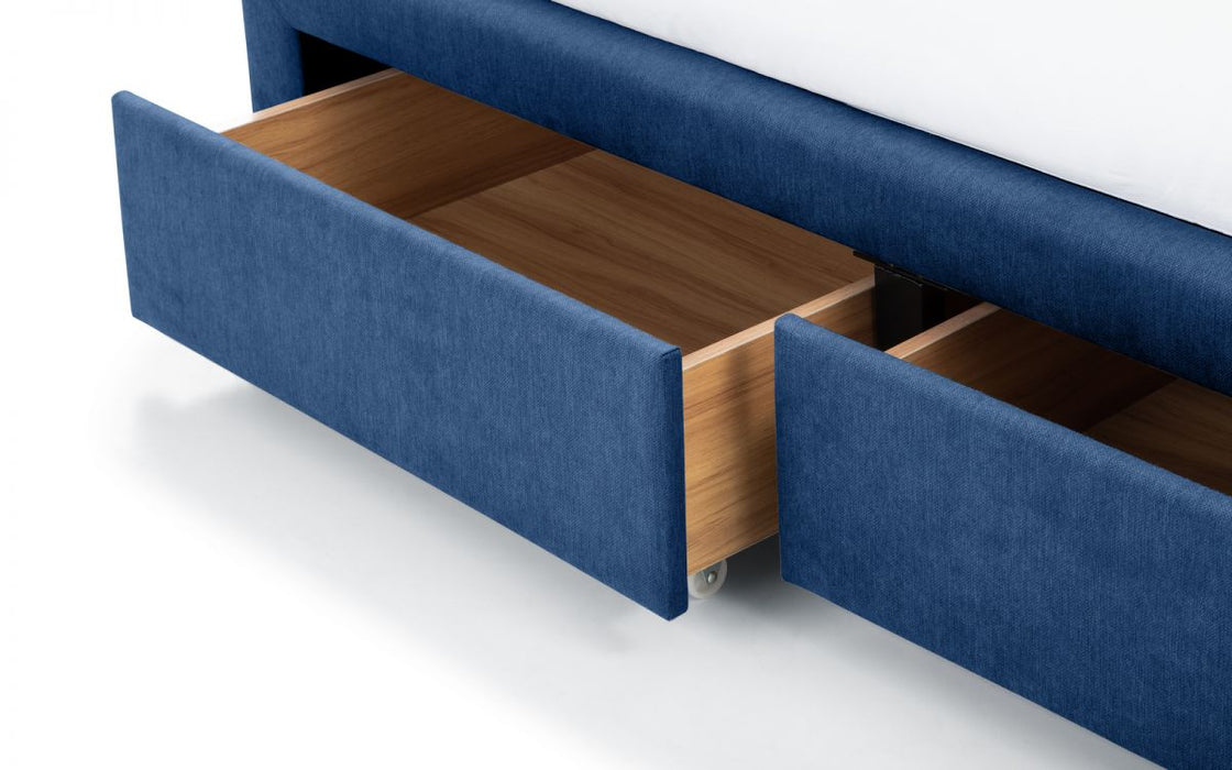 Fullerton 4 Drawer Bed - Blue 135cm