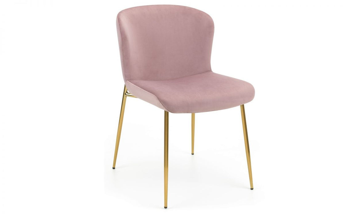 Harper Dining Chair - Dusky Pink