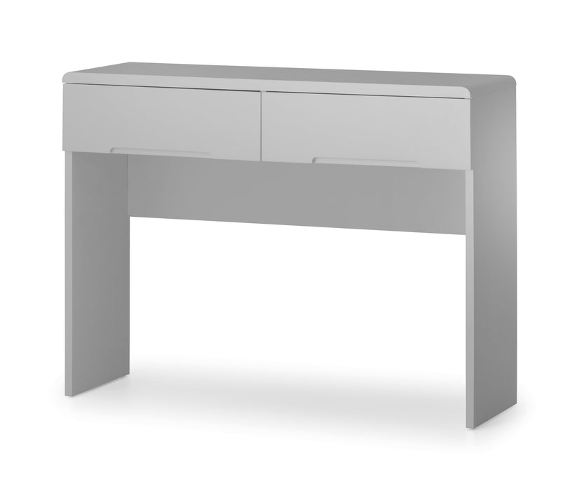 Manhattan Dressing Table with 2 Drawers - Grey