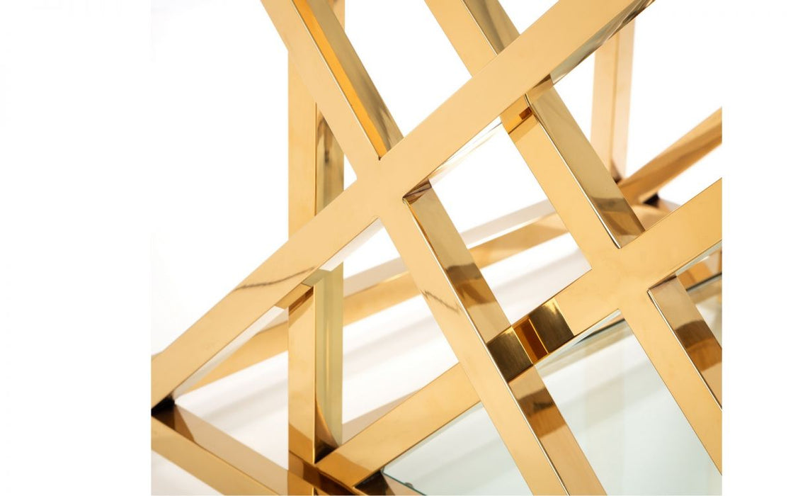Miami Nest of Tables - Gold
